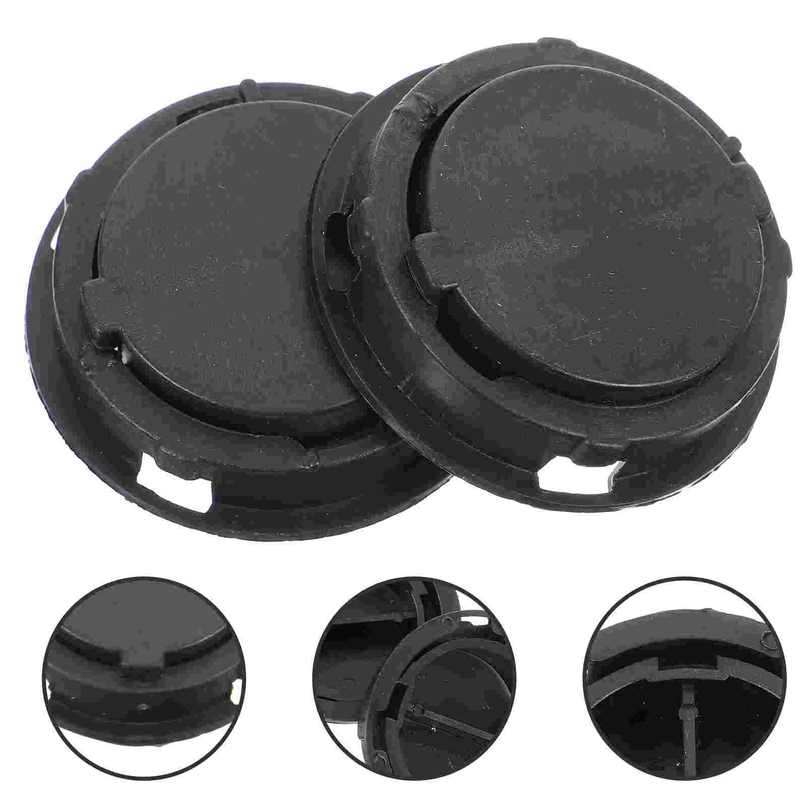 50 Pcs Plastic Piggy Bank Stopper Bottom Cap Covers Sealed Base For Jar Saving Canister Coin Holder Rubber Plug Round Lid