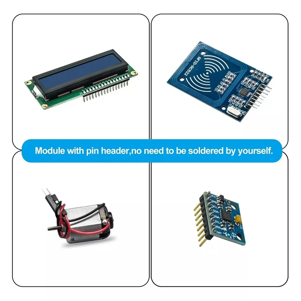 

Starter Kit with Tutorial for Arduino UNO R3 STEM Projects with Servo Most Complete Electrnoics Starter Kit LEDs for Arduino IDE