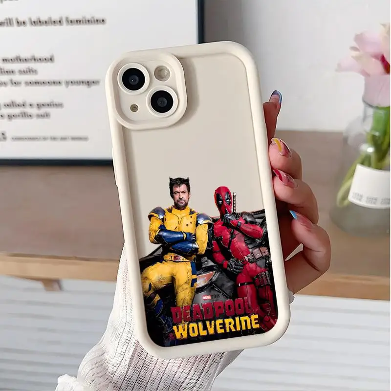 Marvel New Mutant Deadpool Phone case for Apple iPhone 12 14 Pro cases 11Pro Max 11 16 Plus 13Pro max 15plus 11pro funda Cover