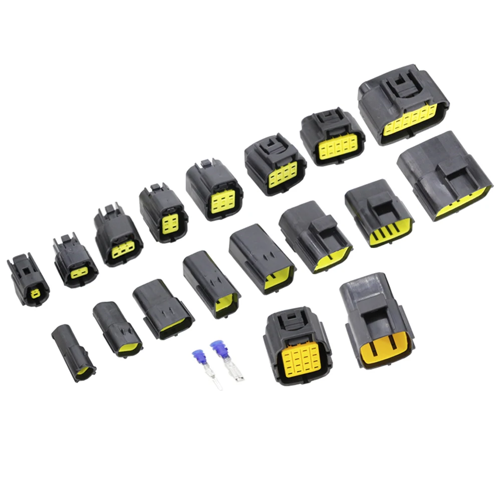 1.8mm 1/2/3/4/6/8/10/12/16Pin Connector Automotive Waterproof Electrical Wire Plug Oxygen Sensor Car Connector Male Female
