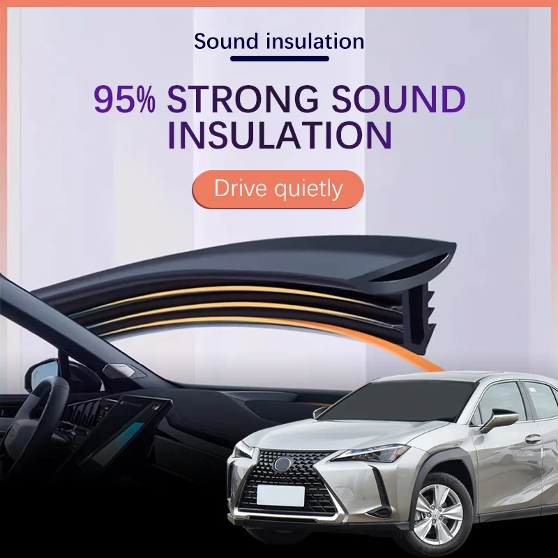 

Car Dashboard Sealing Strip Interior Auto Noise Sound Insulation Rubber Trim Weatherstrip Car Accessories For Lexus UX 200