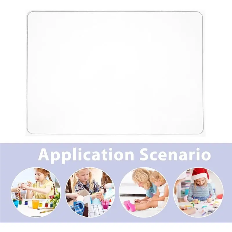 ABMH-Piastra da stampa in gel per forniture per incisione Piastra monoprint in gel riutilizzabile per la creazione di cartoline e artigianato di scrapbooking