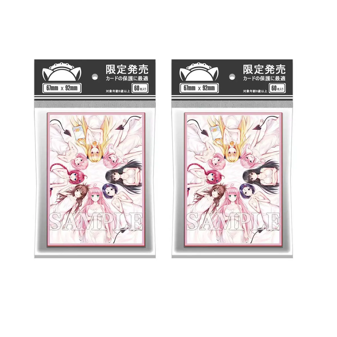 

60PCS Anime Outer Animation Card Sleeves Board Game Trading Cards Protector Card Cover for MTG TCG PKM Standard Size 67x92mmmm