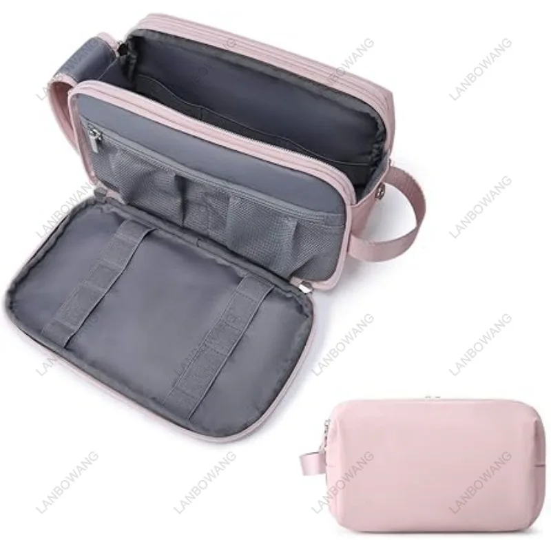 Portable Travel Cosmetic Wash Bag Fashion Shaving Storage Organizer Lightweight Toiletry Pouch For Trip