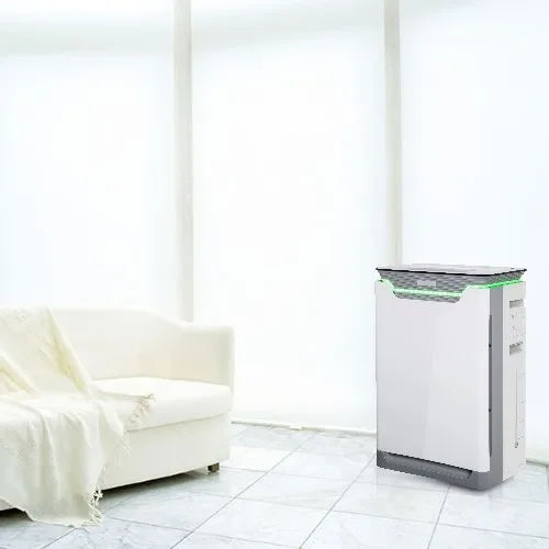 

UV Negative Ion and Ozone Pet Portable Smart HEPA Air Purifier and Humidifier 5L Capacity Electric Plug for Household Use