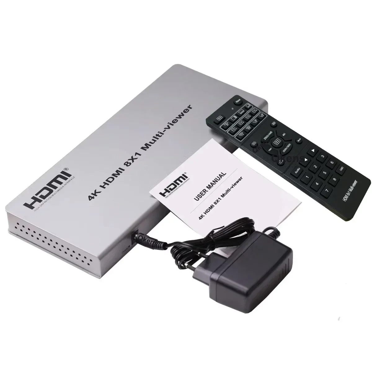 4k 8x1 HDMI Multiviewer 4x1 Quad Screen Real Time Seamless Switch HDMI Multi Viewer 2 4 6 8 in 1 Out Multi Screen Splitter
