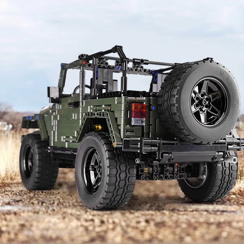 قالب الملك 13124 MOC التقنية تسلق مركبة اللبنات ضرب على الطرق الوعرة مركبة الطوب لتقوم بها بنفسك اللعب هدايا عيد الميلاد الاطفال #3