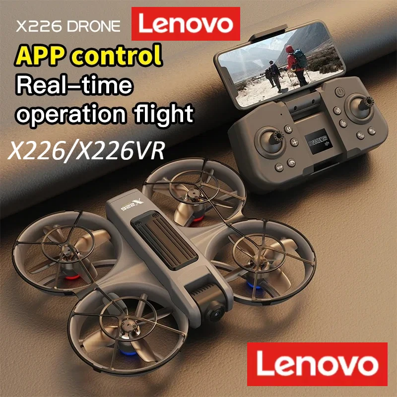 

Квадрокоптер Lenovo Mini Drone X226/X226VR 4K профессиональный радиоуправляемый вертолет-самолет с экраном, игрушка