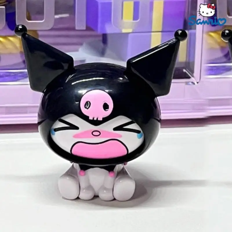 

Sanrio кавайное лицо меняющее цвет корицы понравило Моя Мелодия Hello Kitty Kuromi Popom Purin аниме модель рождественские игрушки