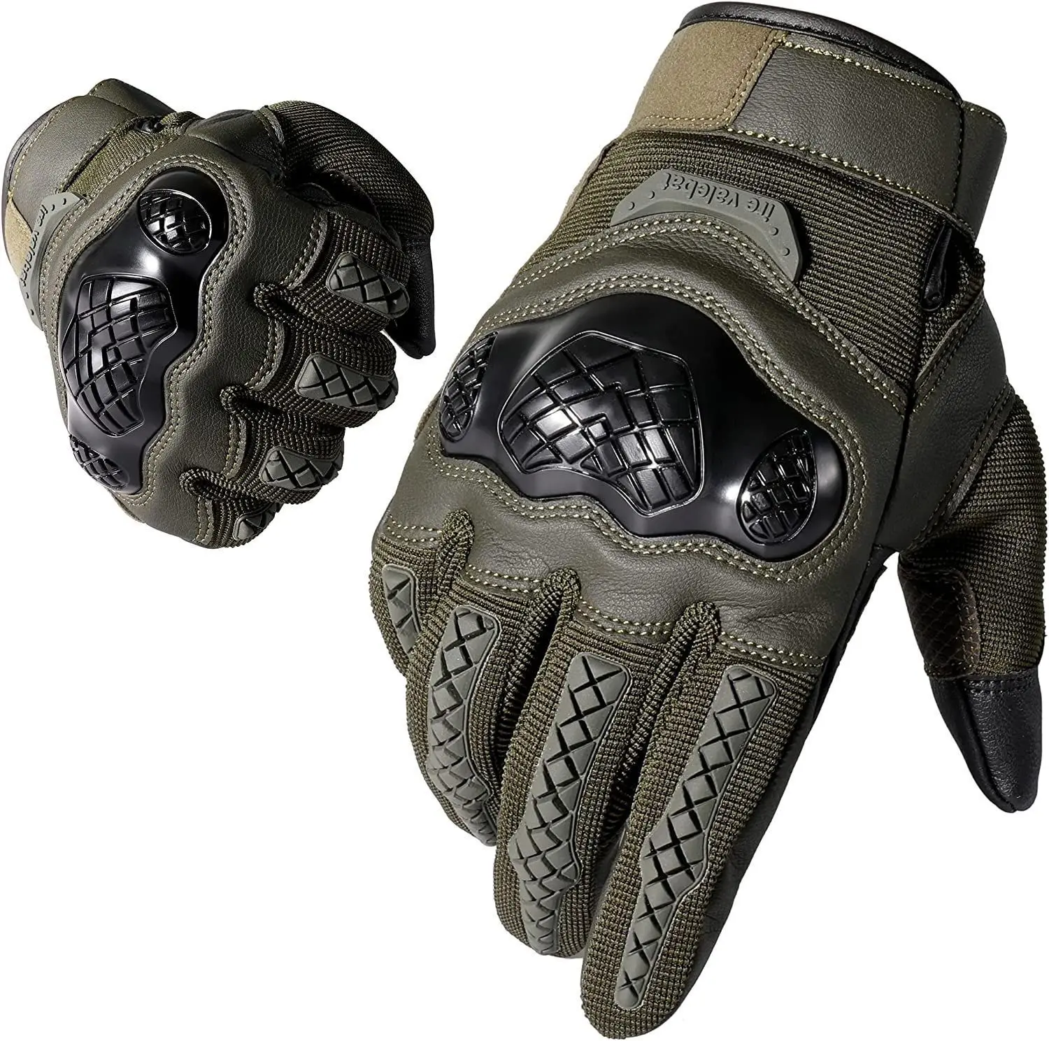 Gants de sécurité pour le travail au doigt complet, pour l'entraînement en plein air dans le jardin, résistants à l'usure, antidérapants, pour écran tactile, Protection des jeux de guerre CS