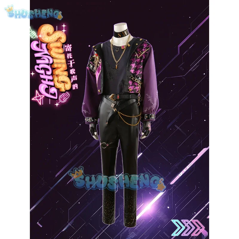 Ensemble Stars UNDEAD Swing Night Game Suit Gorgeous Handsome Uniform Cosplay Costume Halloween Party Role Play Outfit  Shusheng