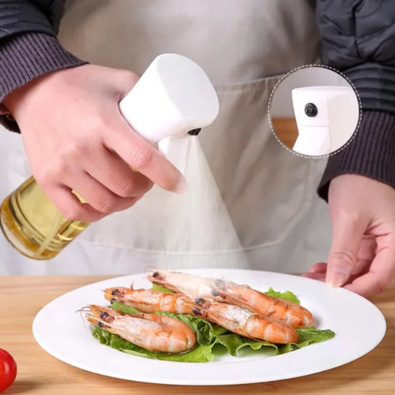 200ml 300ml Oil Spray Bottle Cooking Barbecue Olive Oil Dispenser Baking Vinegar Soy Sauce Spray Bottle  kitchen accessories view 4