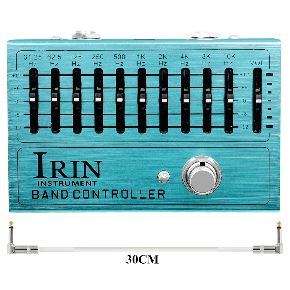 IRIN Electric Guitar Effect Pedal Dyna Compressor/10 Band EQ/Vintage Overdrive/Analog Delay/US Dream/Classic Chorus Pedal