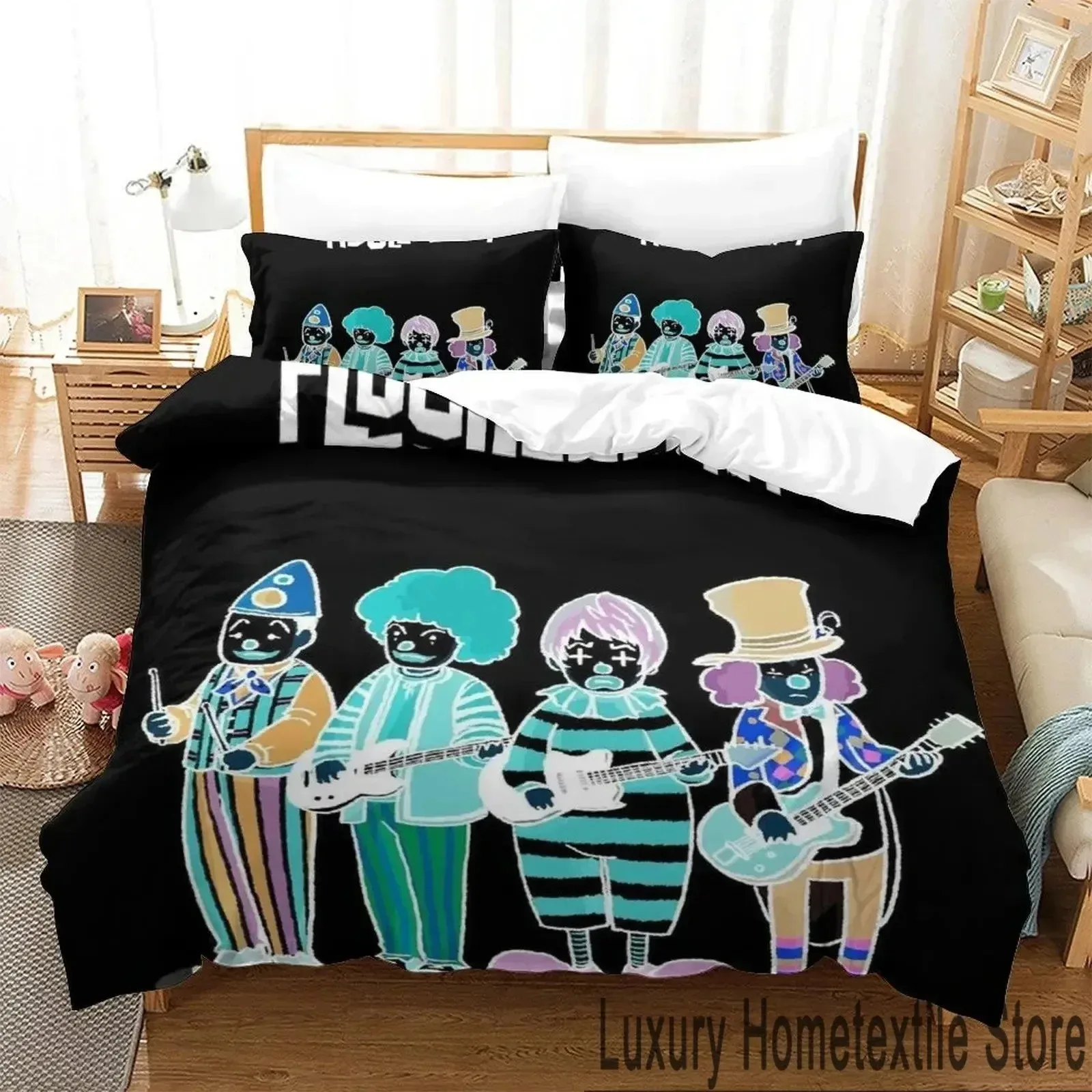 3D Print Arctic Monkeys Bedding Set Boys Girls Twin Queen King Size Duvet Cover Pillowcase Bed boys Adult Home Textileextile