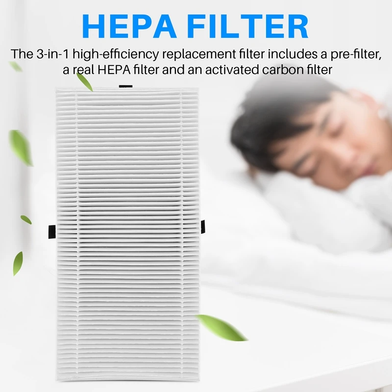 قطعتان من فلتر تنقية الهواء لـ HRF201B، بديل فلتر HEPA U لـ FRF102B وفلتر U، HRF201B، HHT290، إلخ