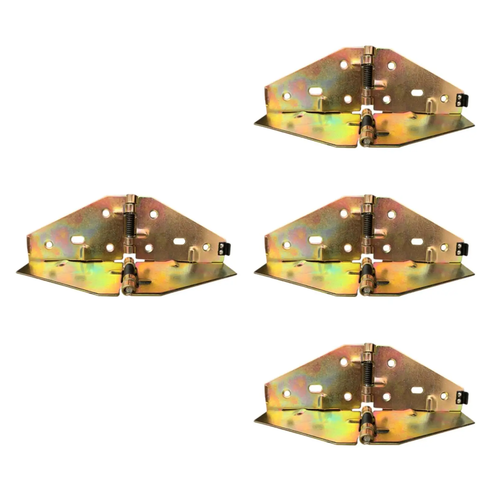 4Pcs Folding Flip Top Hinges Smooth Edge Hinges Butterfly Hinges for Wardrobe Computer Table Cabinet Sewing Machine Doors