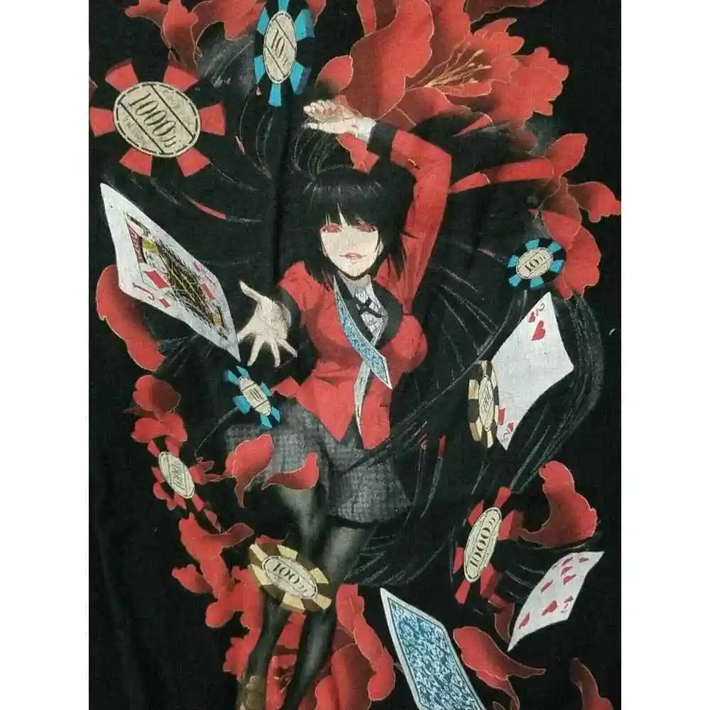 Kakeguri t-shirt Yumeko Jabami size Large preowned