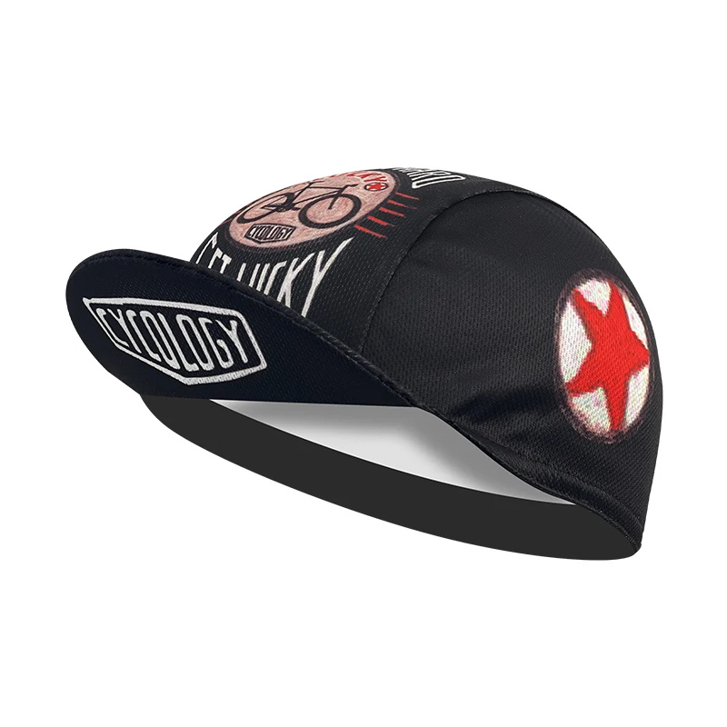 Black Series Most Popular Polyester Cycling Caps Sports Quick Dry Bicycle Hat Men Women Wear Absorb Sweat Breathable