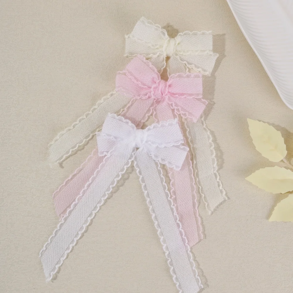 

New Fabric Hair Bow Hairpin for Women Girls Cute Bows Hair Clips Handmade Princess Barrettes Casual Children Hair Accessories