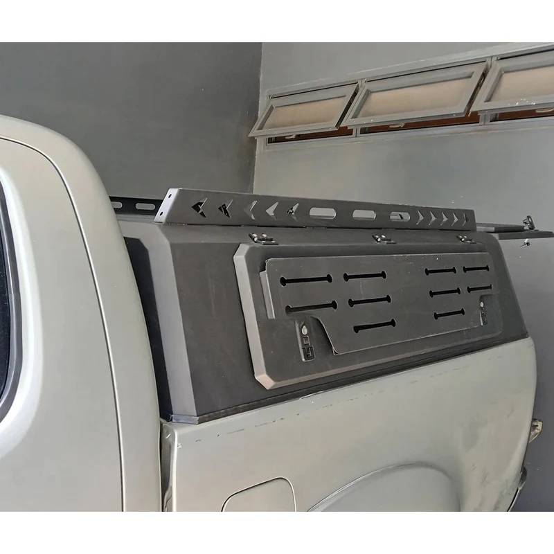 

High Qualit Hilux Dual Cab Waterproof Integrated Truck Rear Canopy Hinged Pickup Camper Shell Locking Rear Bed Caps