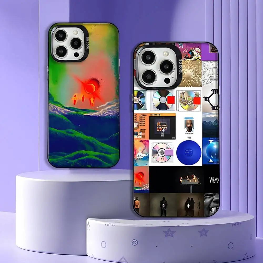 

Rapper K-Kanye-e West ALBUM Phone Case For iPhone 17,16,15,14,13,12,11,Pro,XS,Max,Plus,Mini,SE4,E Black Matte Shockproof Cover