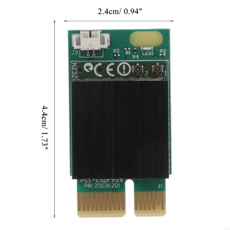 N84B PCI-E WiFi Card Desktop Mini PCI-Express Nirkabel Adaptor yang kompatibel dengan