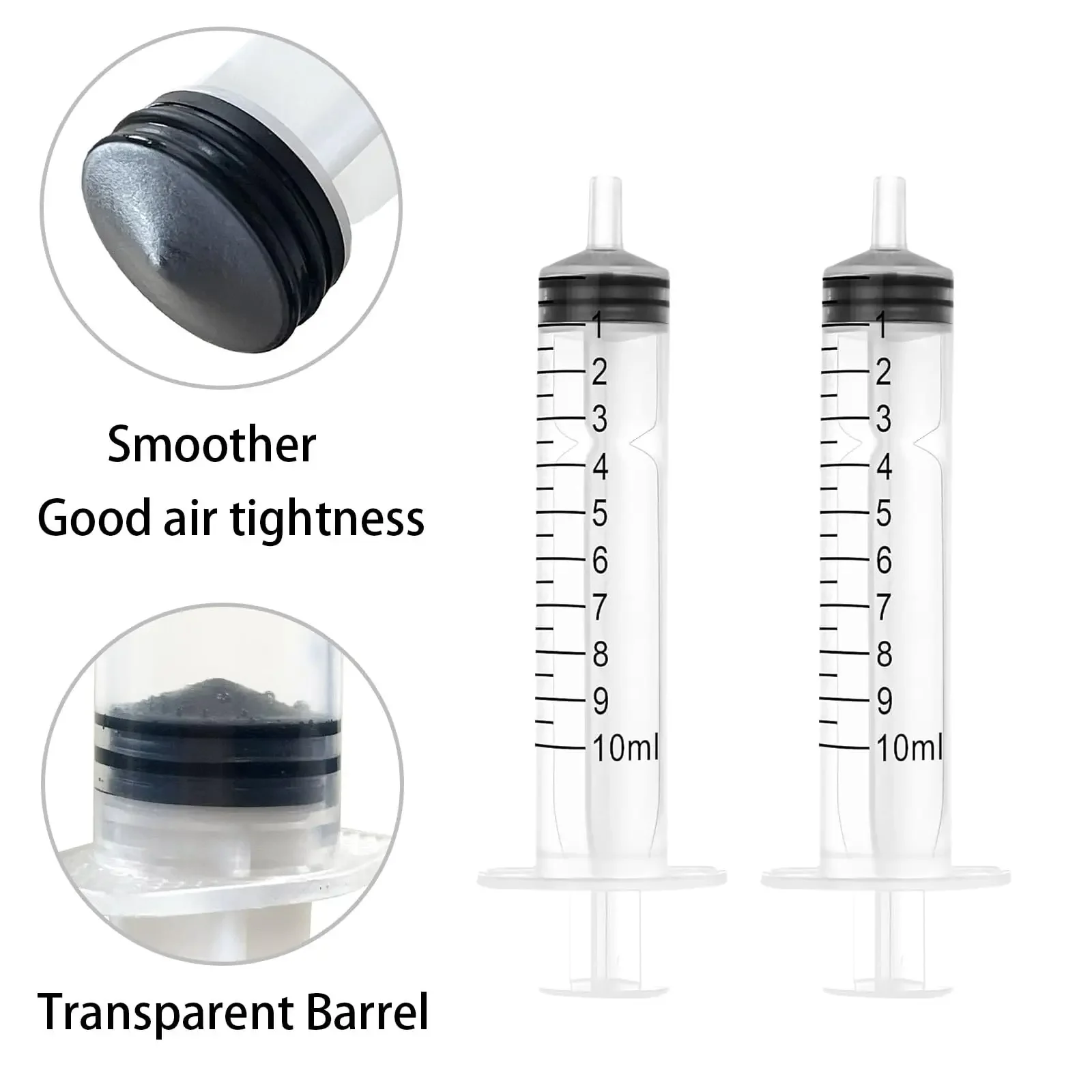 

Plastic Syringes 10ml Without Needle Glue Nutrient Measuring Industrial Veterinary DIY Tools Wrapped Animal Pet Feeding Tools