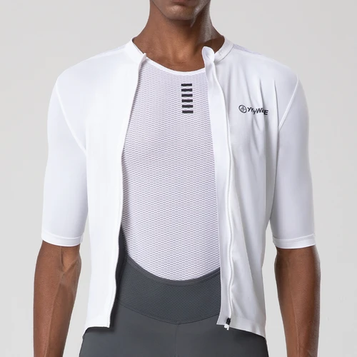 Imagen 2 del producto YKYWBIKE-ropa de bicicleta de montaña para hombre, camisetas de manga corta para equipo profesional Aero, camiseta de ciclismo de montaña de alta calidad