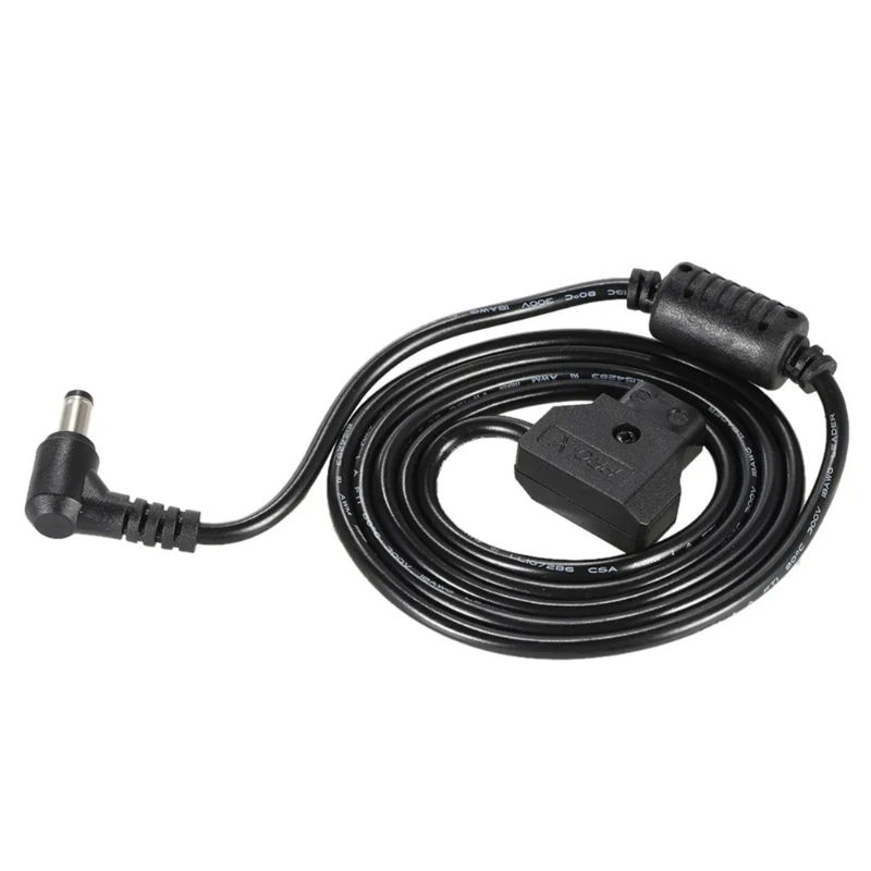 Flexible and Portable D-Tap to DC5.5x2.5MM Cable Easy Connection for Bmcc BMPC Camera Right-Angle Connectors