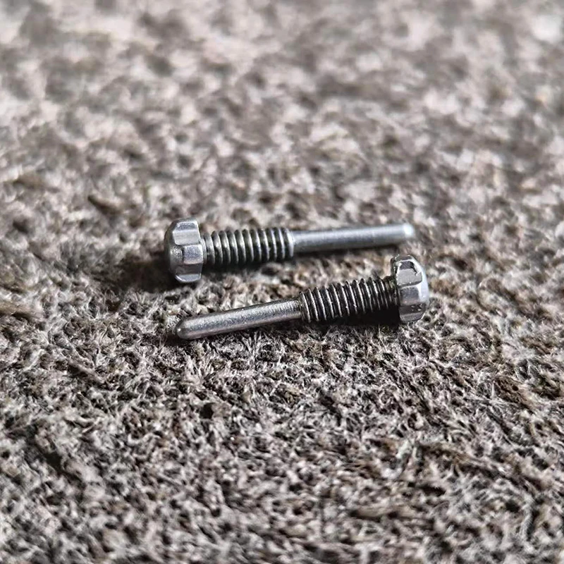 For four corners Richard m1.4(pitch) *2.5*9.5mm watch head accessories Mechanical screws Silver tools metal material