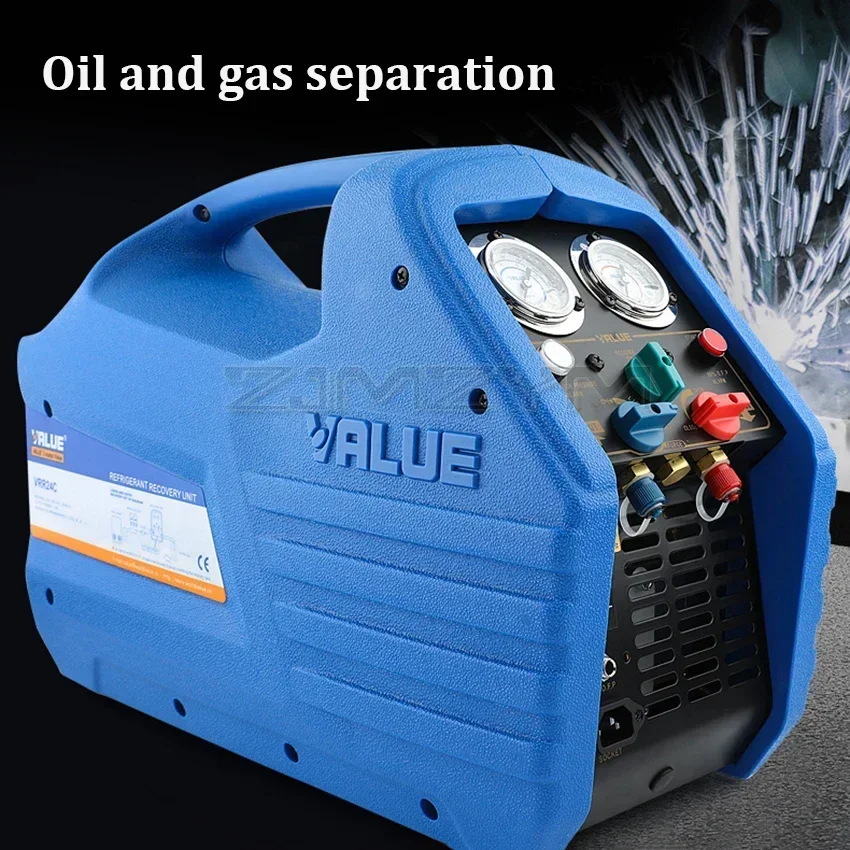 VRR24C Double Cylinder Refrigerant Recovery Machine with Oil and  Separation Air Conditioner Refrigerant Recovery Machine