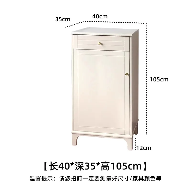 [Customizable] Solid wood shoe cabinet opposite door American light luxury simple small apartment large capacity cabinet