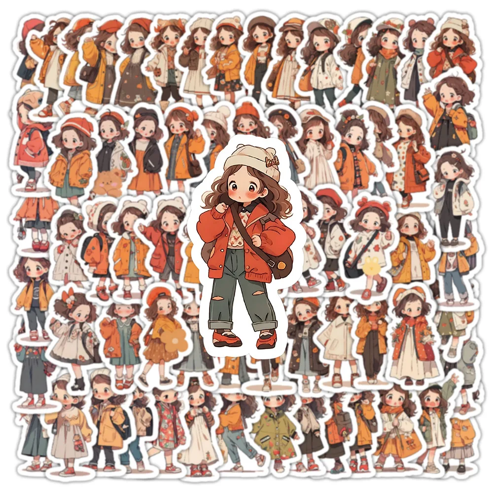 10/30/50pcs neue DIY Herbst tragen Aufkleber Cartoon Graffiti kreative Anime iPad Koffer Auto Gitarre Dekoration Wasser Tasse Großhandel