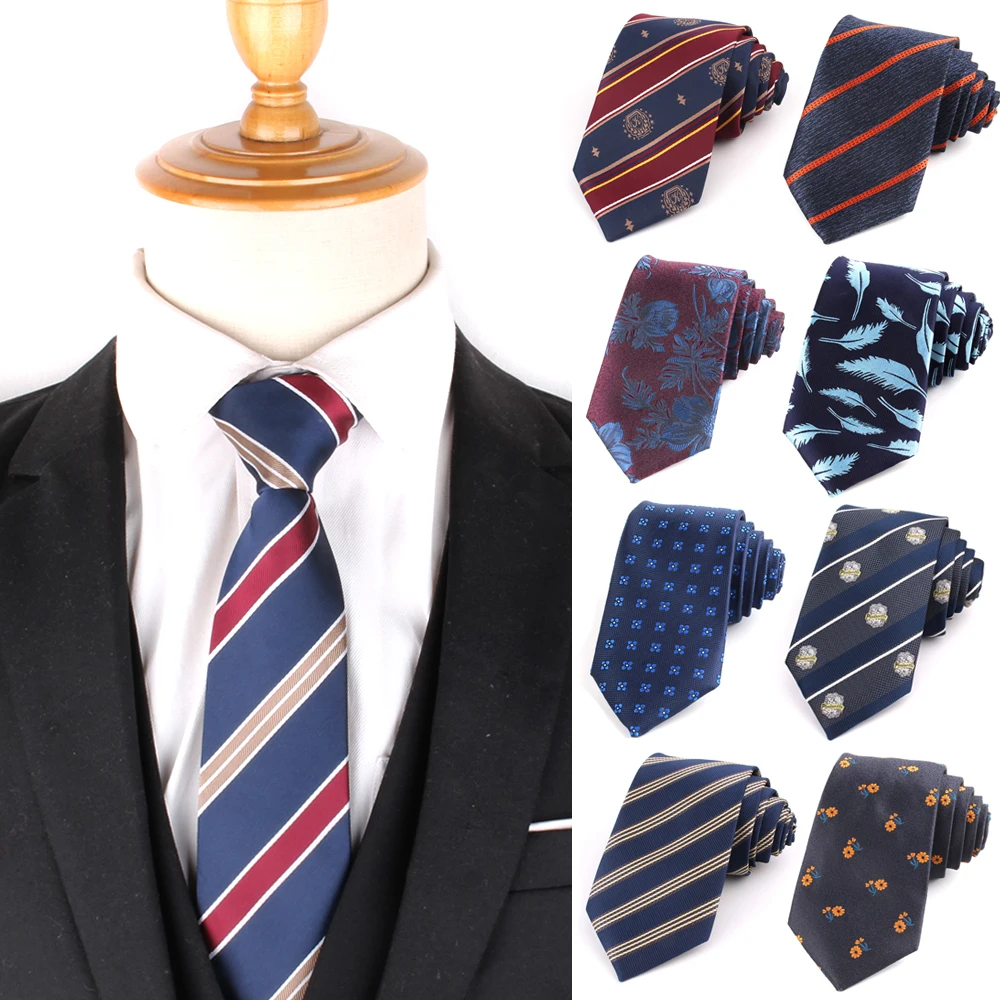 

Striped Neck Ties For Men Women Casual Navy Tie Suits Wedding Tie For Groom Business Men Skinny Necktie Men's Floral Neck Tie