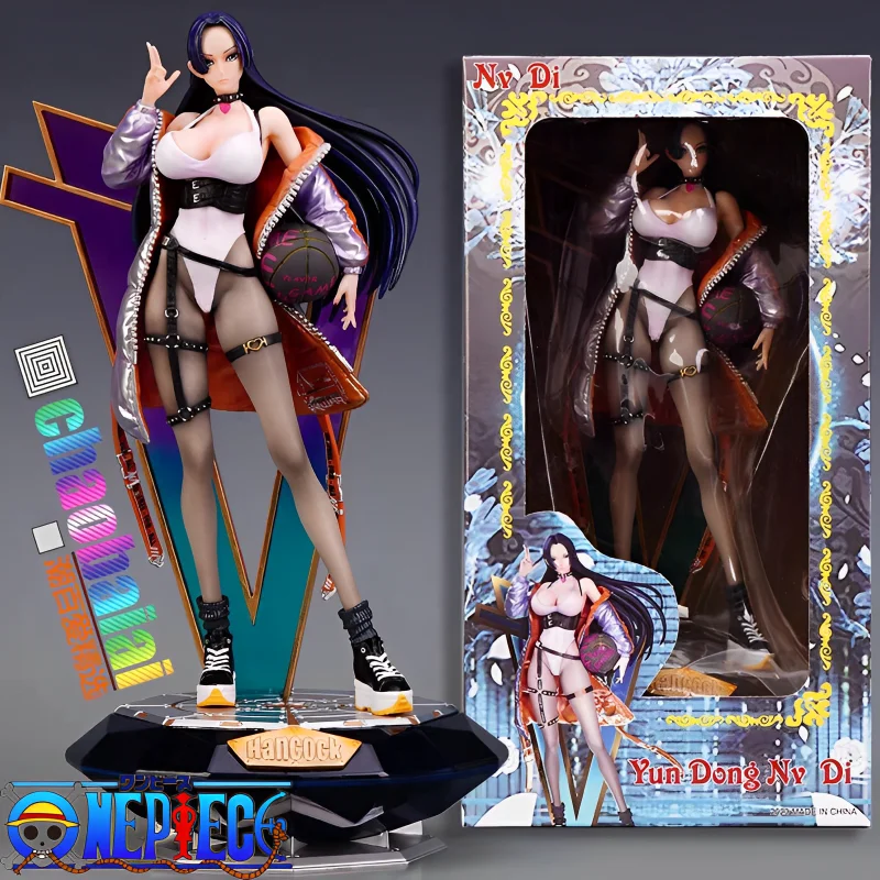 

34cm One Piece Female Emperor Anime Figure Boa Hancock Sexy Action Figurine Pvc Statue Model Decoration Doll For Gifts Toy