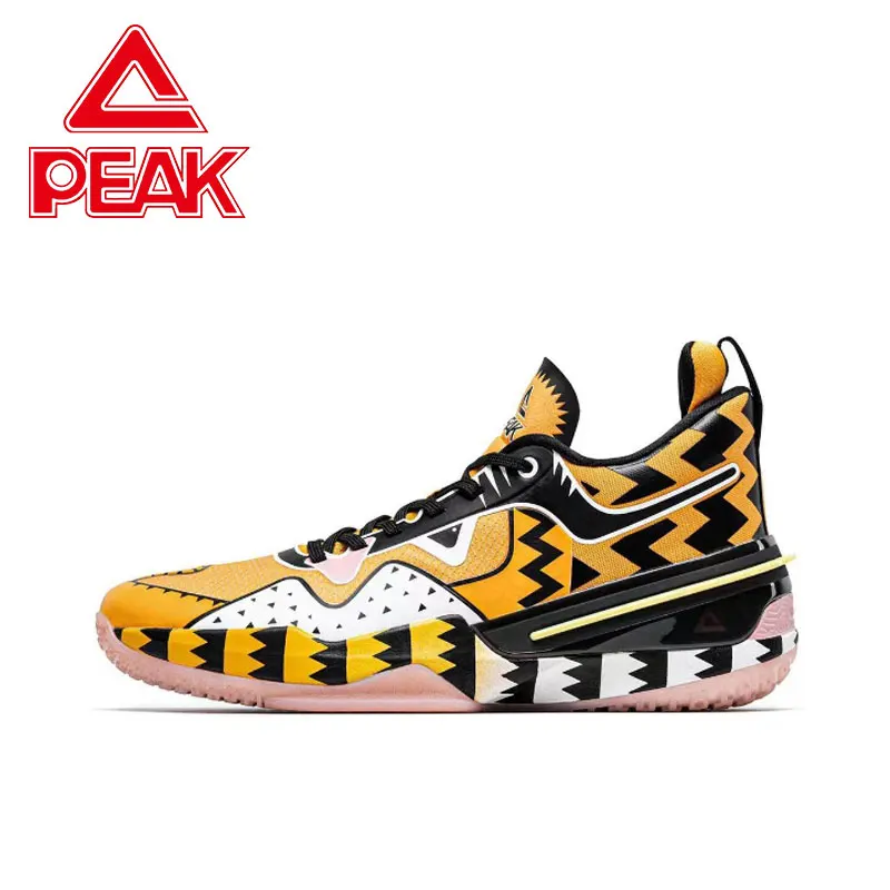 Peak state extremely flashing 3rd generation cute tiger color matching sneakers, shock-absorbing, rebound and wear-resistant sum