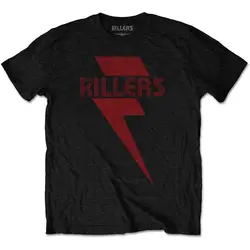The Killers Brandon Flowers Red Bolt Official T Shirt Mens