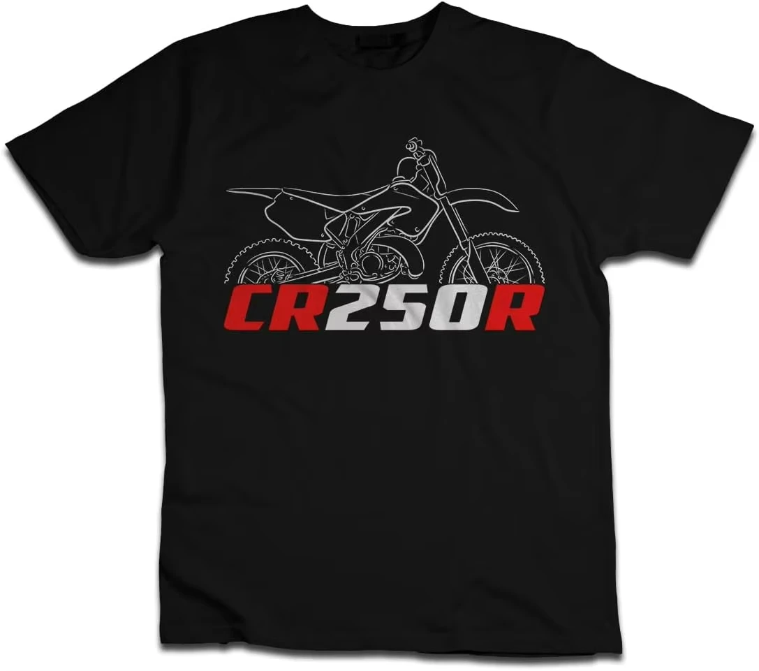 

New Fried Street Cool Style CR250R 1995-2007 Fan Motorcycle Inspired Fashion Cyclist Cotton Casual Riding T-Shirt