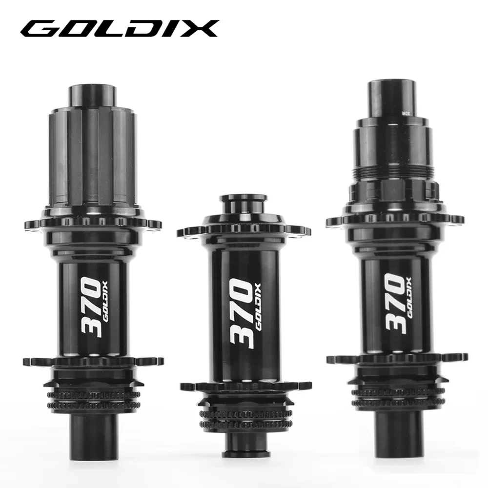 GOLDIX R370 24H Road Bike Hub Center Lock Disc Brake 36T Ratchet HG/XDR Hub Body J-Bend Spokes 142x12 100x12 THRU AXLE