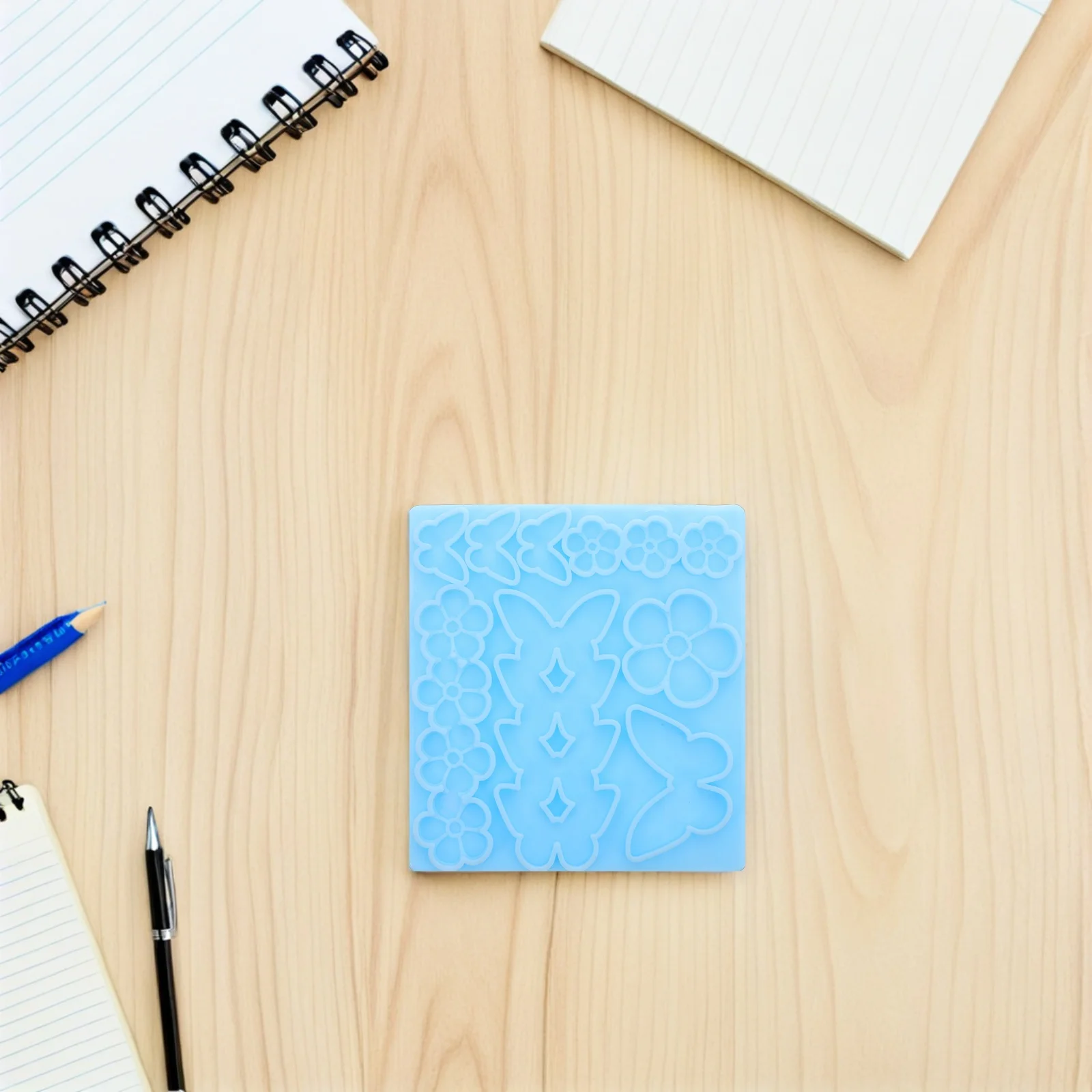 

2 Pcs Butterfly Mold Hair Clips for Women Cake Resin Silica Gel Molds Silicone Butterflies