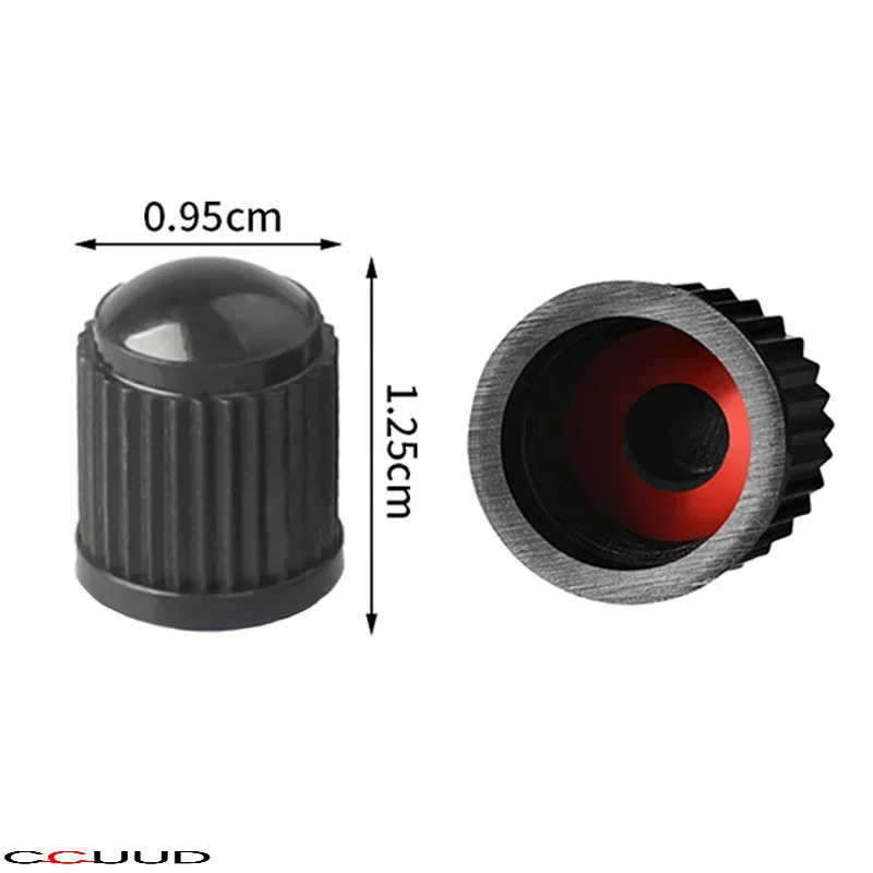 Universal Car Valve Cap Plastic Wheel Tire Air Stem Cover Black Red Blue Dust Tyre Valve Caps for Car Motorcycles Bike Bicycle - Image 5