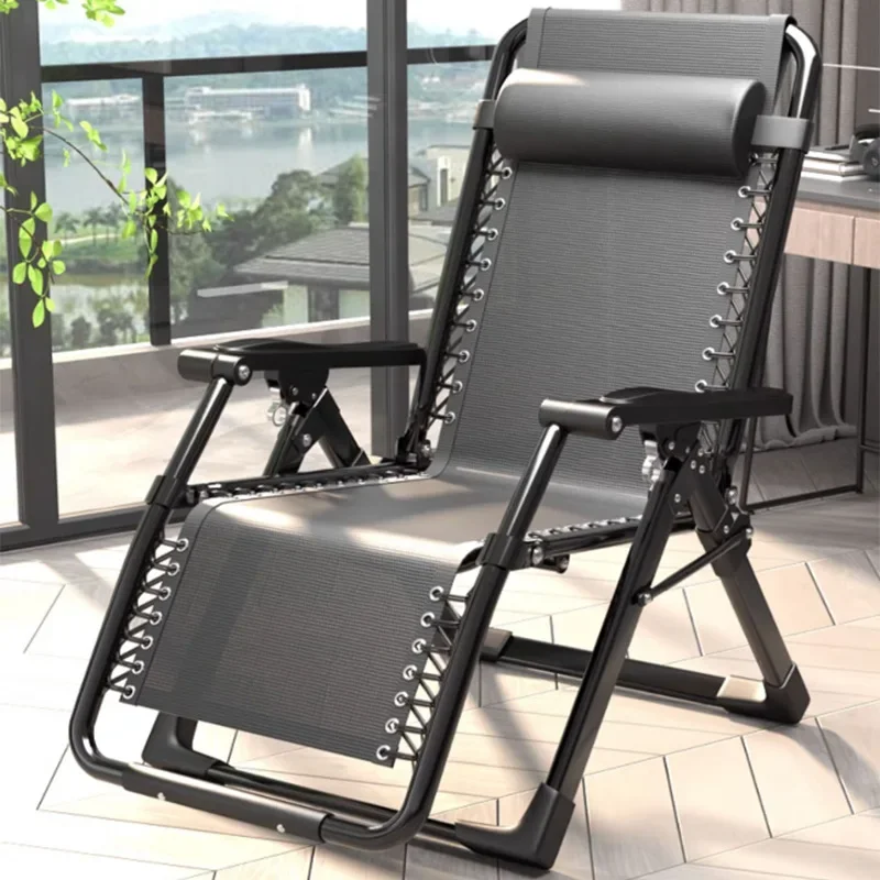 

Home Nap Folding Lounge Chair Office Lazy People Can Sit and Lie Down Portable Leisure Nap Chair