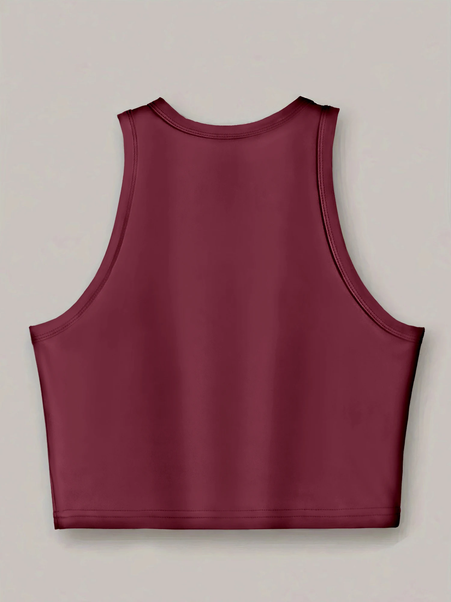 Los Angeles California Pink Letter Print Crop Tank Top Women Black Sleeveless Crew Neck Slim Fit