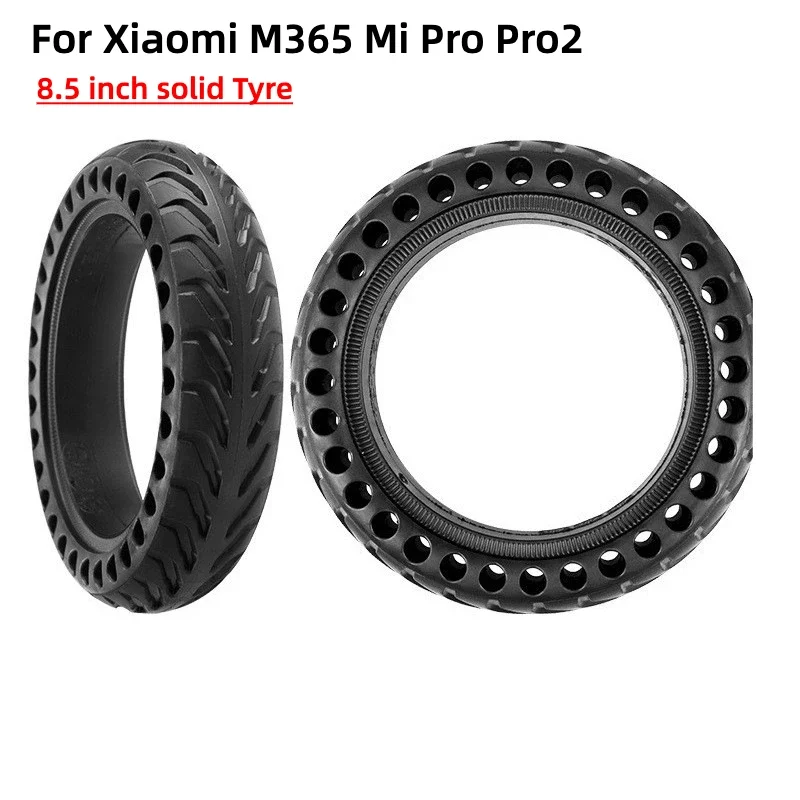 8.5 inch Tyre for Xiaomi M365 1S Pro Pro2 MI 3 Kick Scooter Electric Scooter Rubber Solid Tire Anti-puncture Damping Tyres