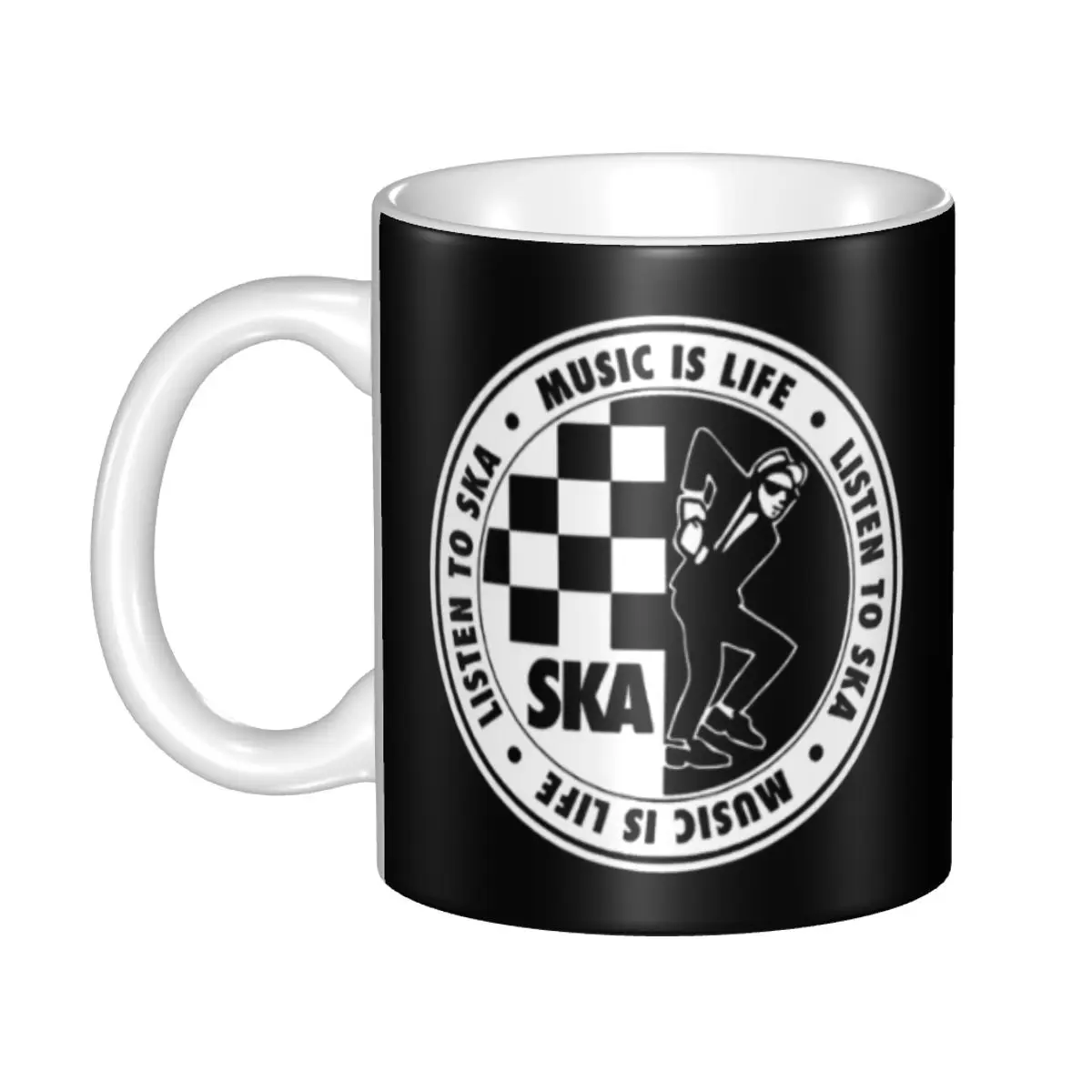 Reggae Pop Music Ska Mugs Personalized Coffee Ceramic Mug Cup Creative Present