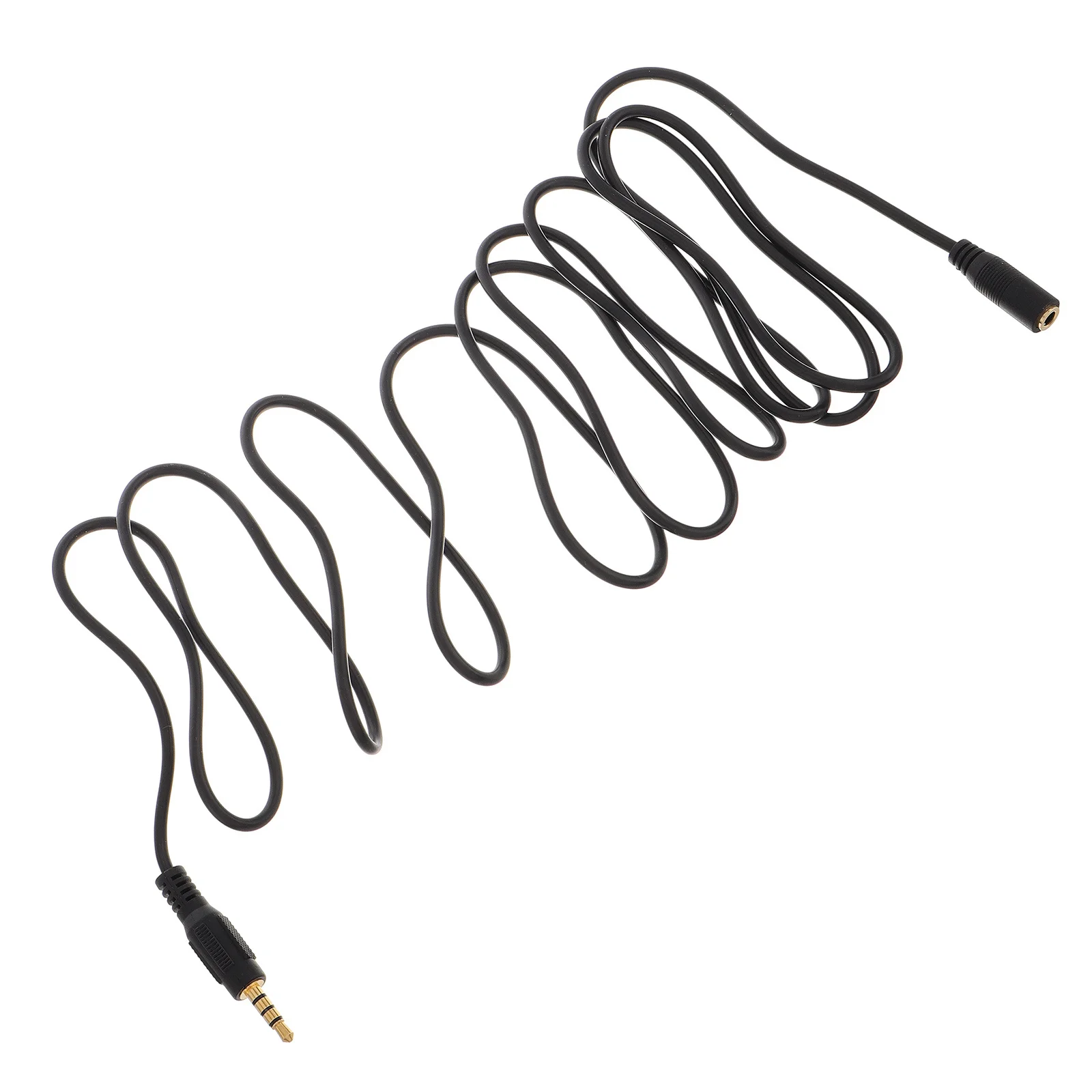 

2-Meter Microphone Extension Cable Headset Audio Extender Trrs Male To Female Braided Flexible Cable For Smartphones Laptop Aux