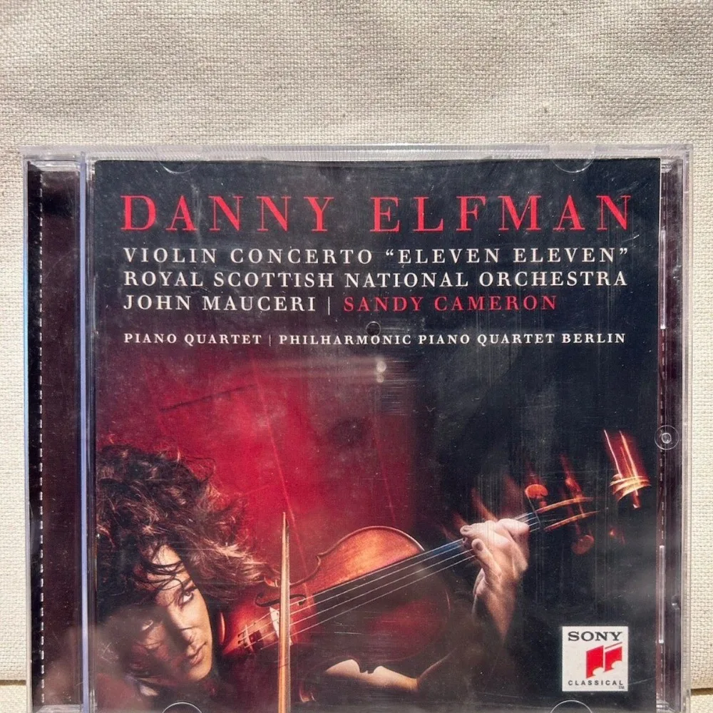 

Danny Elfman Violin Concerto Modern Classical Orchestral Instrumental Audiophile Music CD Collection Album