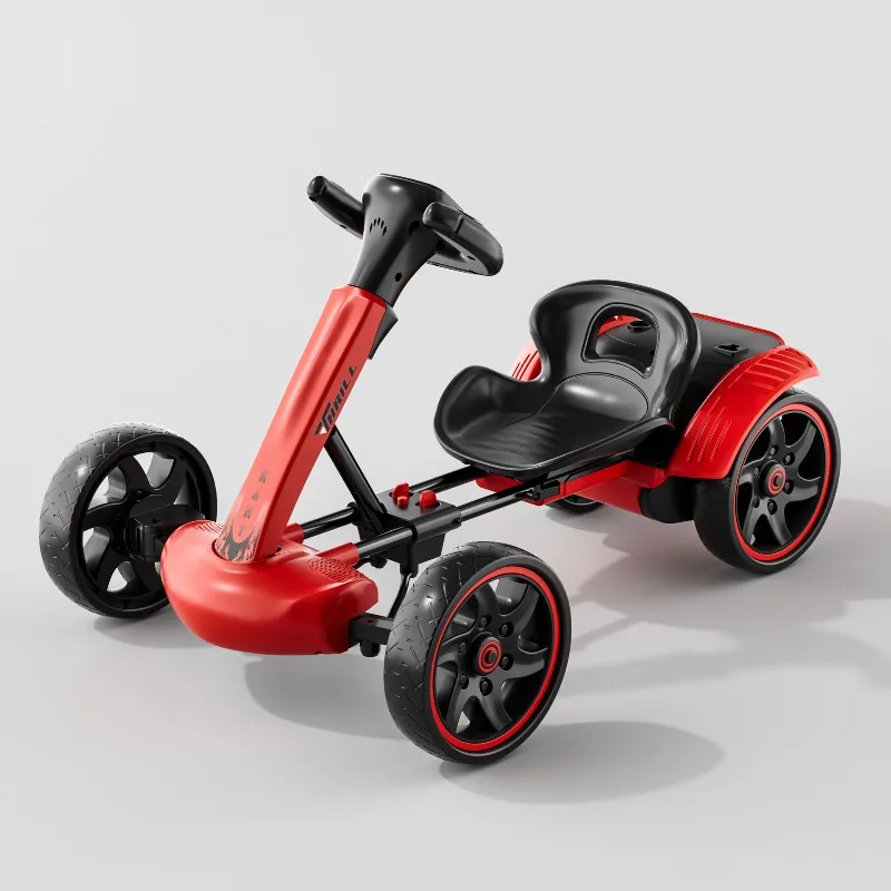 Children's electric car can sit for adults, boys and girls, battery car four-wheeled car