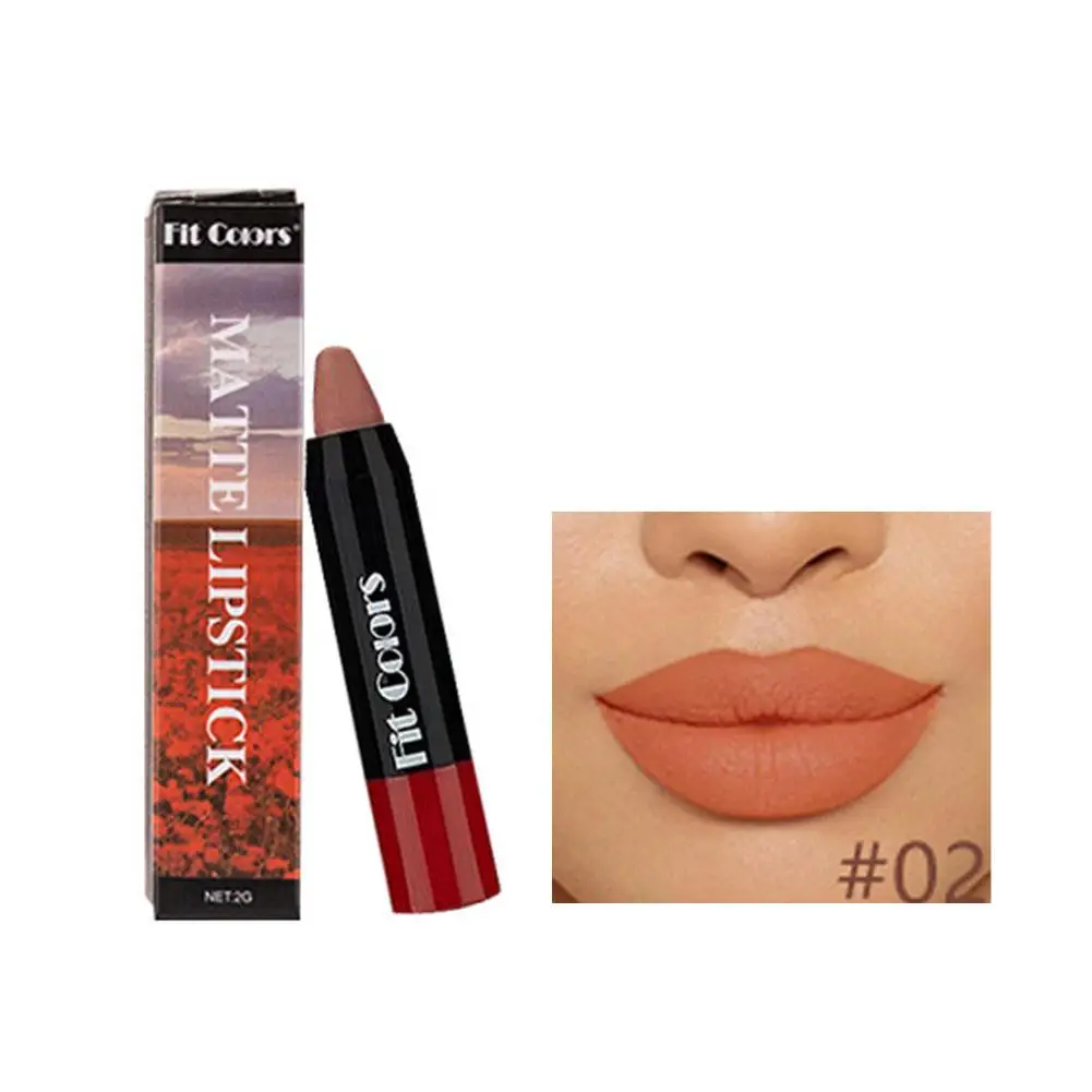 Matt braun Lip Liner Bleistift Lippen kontur Kontur Kosmetik feuchtigkeit spendend wasserdicht dauerhafte Buntstift Lippenstift Lippen balsam Pigm i6y4