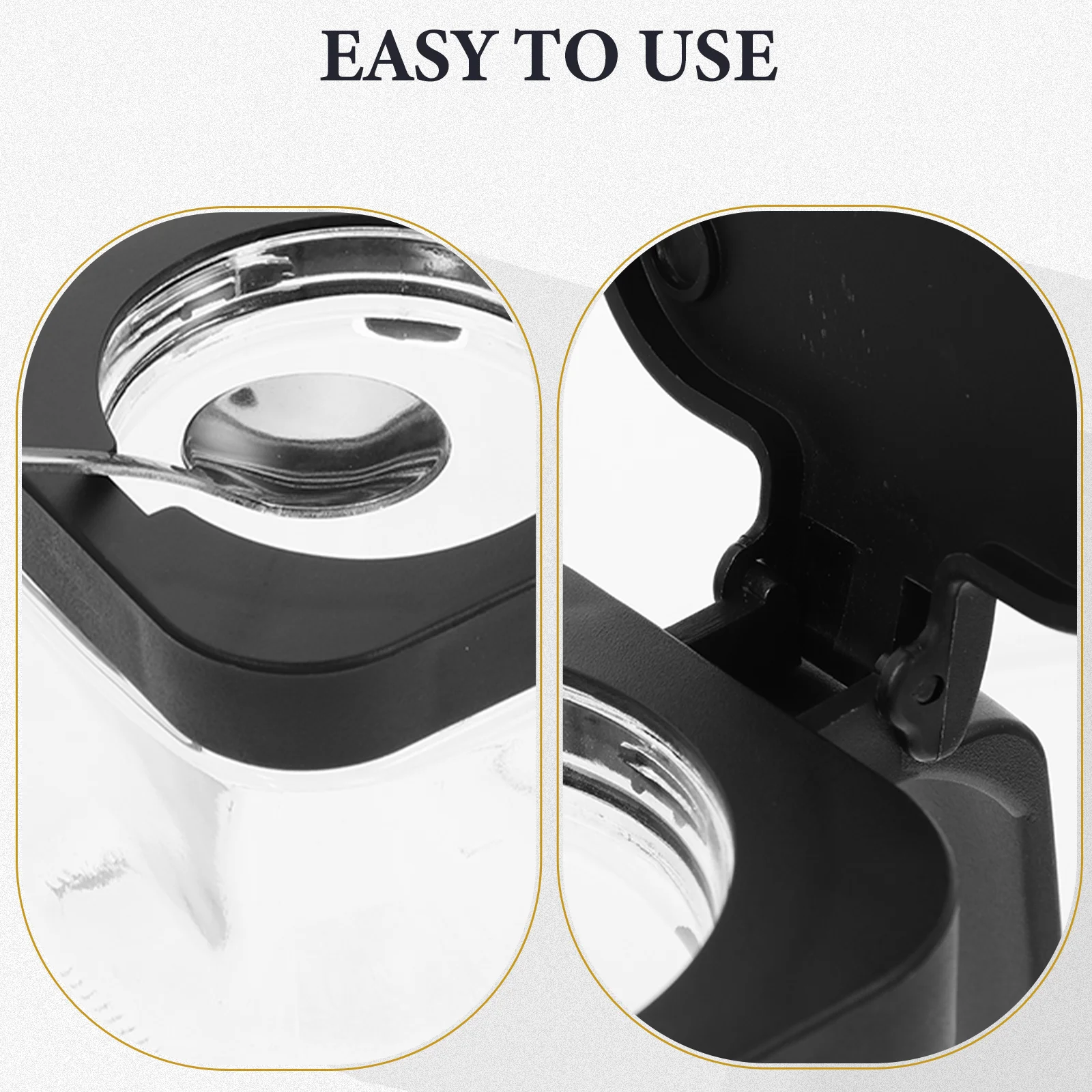 

1 комплект прозрачных стеклянных бутылок для приправ, многофункциональные банки для приправ, прозрачный дизайн для легкой идентификации и хранения дома